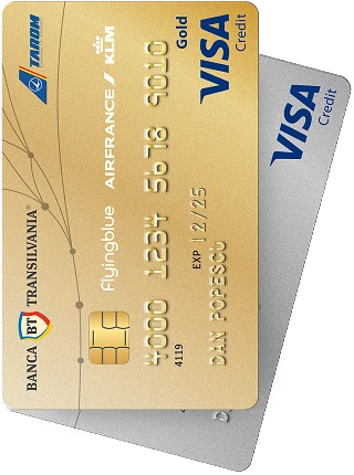 Cardurile de credit<br> BT Flying Blue